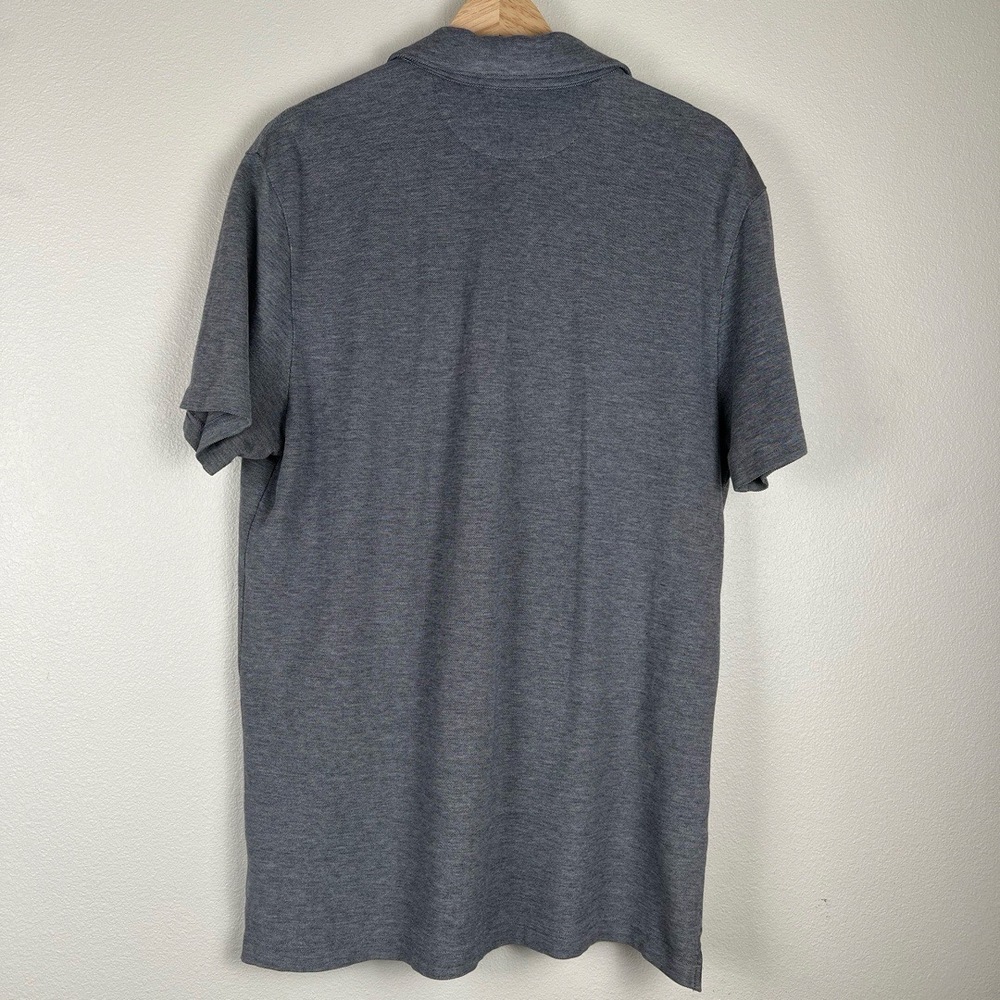 Banana Republic Mens Polo Large Grey Casual Front Pocket Golf Outdoor Preppy - Picture 10 of 10